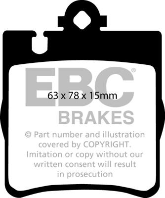 EBC Brakes DP1441 - Kit pastiglie freno, Freno a disco autozon.pro