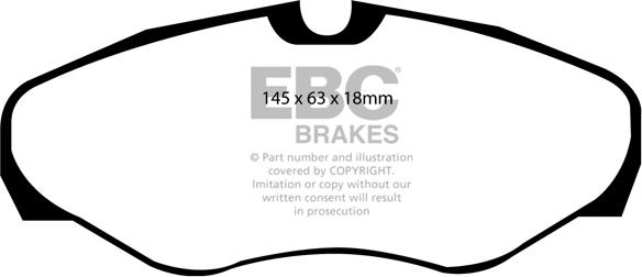 EBC Brakes DP21461 - Kit pastiglie freno, Freno a disco autozon.pro