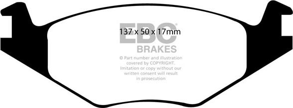 EBC Brakes DP21084 - Kit pastiglie freno, Freno a disco autozon.pro