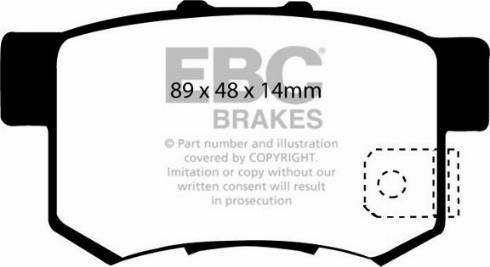 EBC Brakes DP91193 - Kit pastiglie freno, Freno a disco autozon.pro