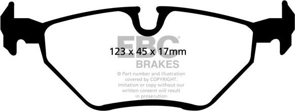 EBC Brakes DP1289 - Kit pastiglie freno, Freno a disco autozon.pro