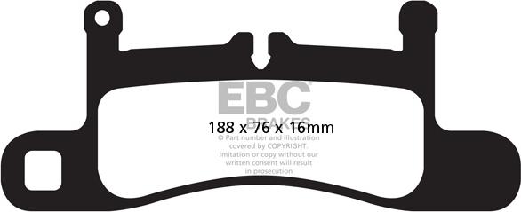 EBC Brakes DP42098R - Kit pastiglie freno, Freno a disco autozon.pro