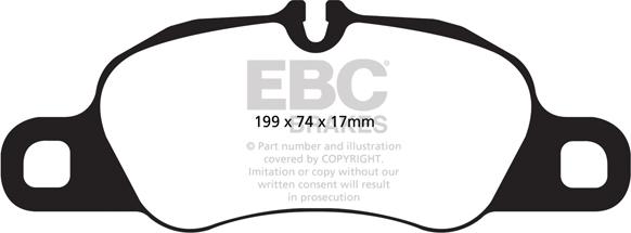 EBC Brakes DP92057 - Kit pastiglie freno, Freno a disco autozon.pro