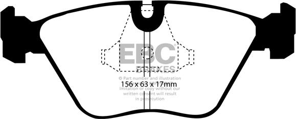 EBC Brakes DP2689/2 - Kit pastiglie freno, Freno a disco autozon.pro