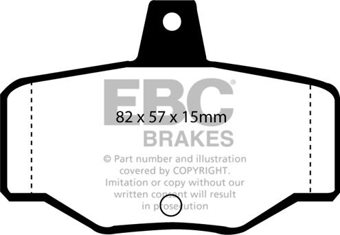 EBC Brakes DP2834 - Kit pastiglie freno, Freno a disco autozon.pro