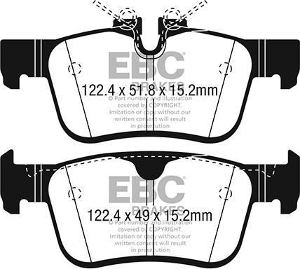 EBC Brakes DP22306 - Kit pastiglie freno, Freno a disco autozon.pro