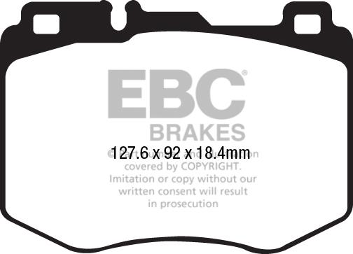 EBC Brakes DP22210 - Kit pastiglie freno, Freno a disco autozon.pro