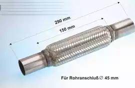 Eberspächer 996.1.014 - Flessibile, Impianto gas scarico autozon.pro