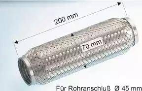 Eberspächer 99.010.79 - Flessibile, Impianto gas scarico autozon.pro