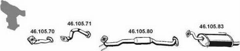 Eberspächer 462037 - Impianto gas scarico autozon.pro