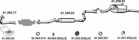 Eberspächer 412026 - Impianto gas scarico autozon.pro