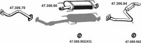 Eberspächer 472105 - Impianto gas scarico autozon.pro