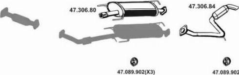 Eberspächer 472108 - Impianto gas scarico autozon.pro