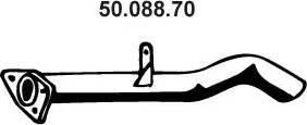 Eberspächer 50.088.70 - Tubo gas scarico autozon.pro