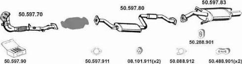 Eberspächer 502004 - Impianto gas scarico autozon.pro