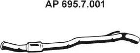 Eberspächer 695.7.001 - Tubo gas scarico autozon.pro