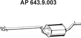 Eberspächer 643.9.003 - Silenziatore centrale autozon.pro