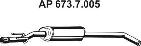 Eberspächer 673.7.005 - Silenziatore centrale autozon.pro