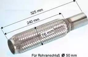 Eberspächer 04.002.79 - Flessibile, Impianto gas scarico autozon.pro