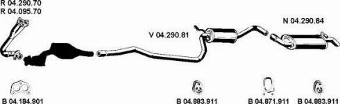 Eberspächer 042236 - Impianto gas scarico autozon.pro