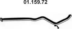 Eberspächer 01.159.72 - Tubo gas scarico autozon.pro