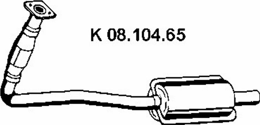 Eberspächer 08.104.65 - Catalizzatore autozon.pro