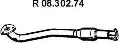 Eberspächer 08.302.74 - Tubo gas scarico autozon.pro