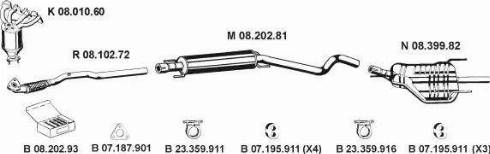 Eberspächer 082569 - Impianto gas scarico autozon.pro