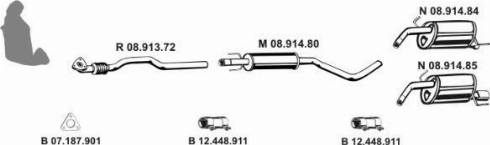 Eberspächer 082794 - Impianto gas scarico autozon.pro