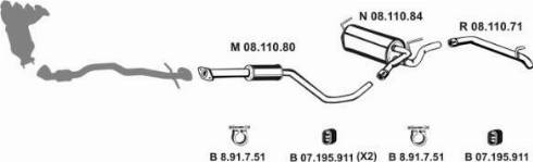 Eberspächer 082785 - Impianto gas scarico autozon.pro