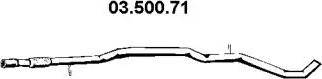 Eberspächer 03.500.71 - Tubo gas scarico autozon.pro