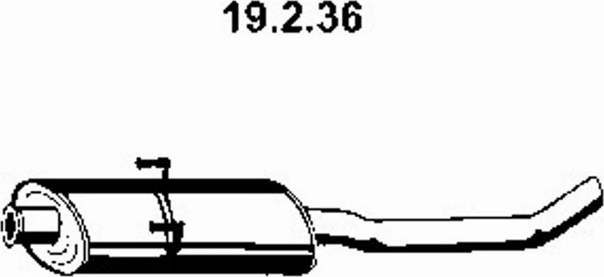 Eberspächer 19.2.36 - Silenziatore centrale autozon.pro