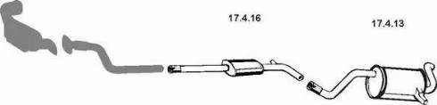 Eberspächer 132338 - Impianto gas scarico autozon.pro