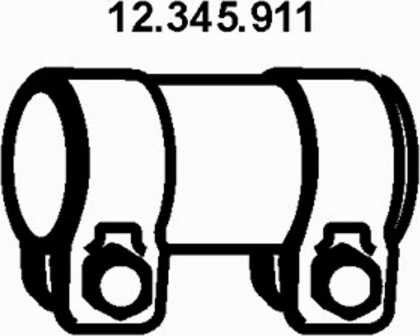 Eberspächer 12.345.911 - Connettore tubi, Imp. gas scarico autozon.pro