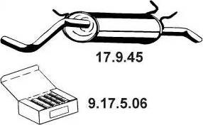 Eberspächer 17.9.45 - Silenziatore posteriore autozon.pro