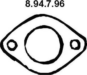 Eberspächer 8.94.7.96 - Guarnizione, Tubo gas scarico autozon.pro