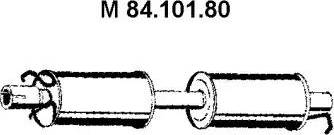 Eberspächer 84.101.80 - Silenziatore centrale autozon.pro