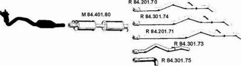 Eberspächer 842023 - Impianto gas scarico autozon.pro