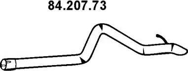 Eberspächer 84.207.73 - Tubo gas scarico autozon.pro