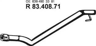 Eberspächer 83.408.71 - Tubo gas scarico autozon.pro