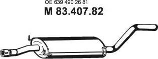 Eberspächer 83.407.82 - Silenziatore centrale autozon.pro