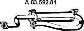 Eberspächer 83.592.81 - Silenziatore anteriore autozon.pro