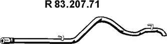 Eberspächer 83.207.71 - Tubo gas scarico autozon.pro