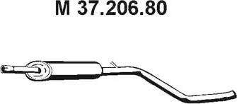 Eberspächer 37.206.80 - Silenziatore centrale autozon.pro