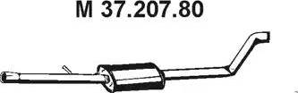 Eberspächer 37.207.80 - Silenziatore centrale autozon.pro