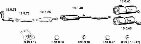 Eberspächer 262203 - Impianto gas scarico autozon.pro