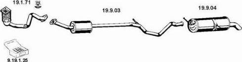 Eberspächer 262237 - Impianto gas scarico autozon.pro