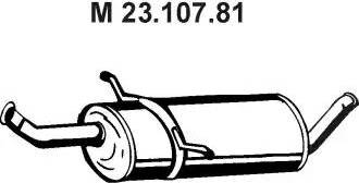 Eberspächer 23.107.81 - Silenziatore centrale autozon.pro