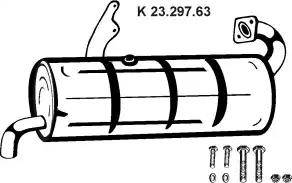 Eberspächer 232534 - Impianto gas scarico autozon.pro