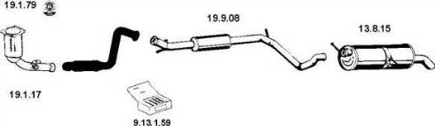 Eberspächer 222405 - Impianto gas scarico autozon.pro